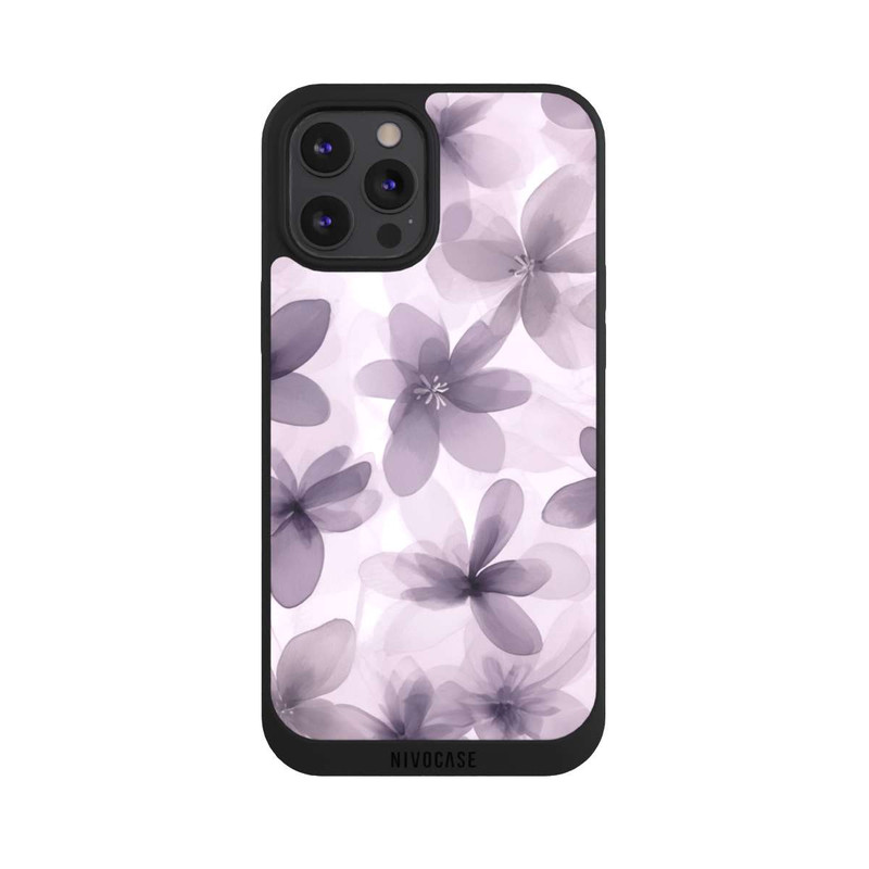 iPhone 12 Pro Max NIVOpure Romantic Flowers Lavender with AI