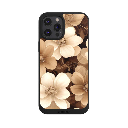 Apple iPhone 12 Pro Max NIVOpure Naturfarbene Negativblumen mit KI