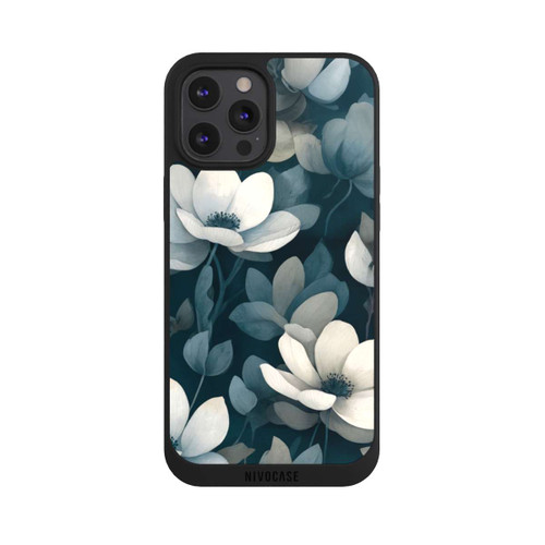 Apple iPhone 12 Pro Max NIVOpure Negative Flower Petrol White with AI