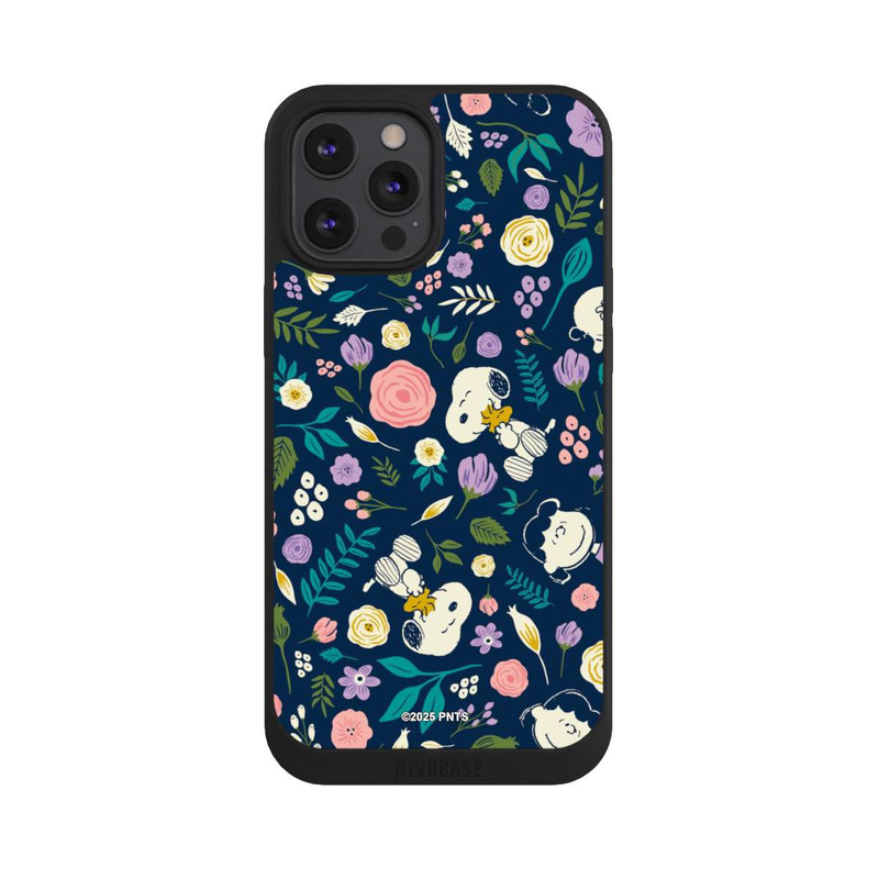 iPhone 12 Pro Max NIVOpure Peanuts Dark Flower Pattern