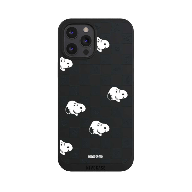 iPhone 12 Pro Max NIVOpure Snoopy Checked Pattern