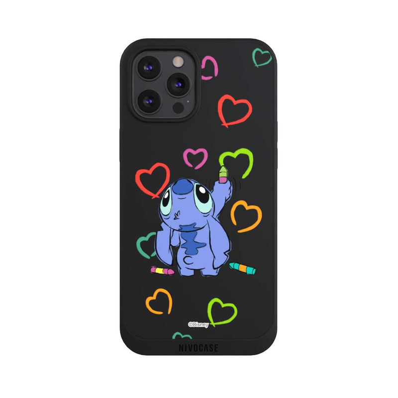 iPhone 12 Pro Max NIVOpure Stitch Draws a Heart Transparent