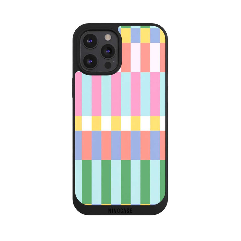 iPhone 12 Pro Max NIVOpure Checked Theme Pastel