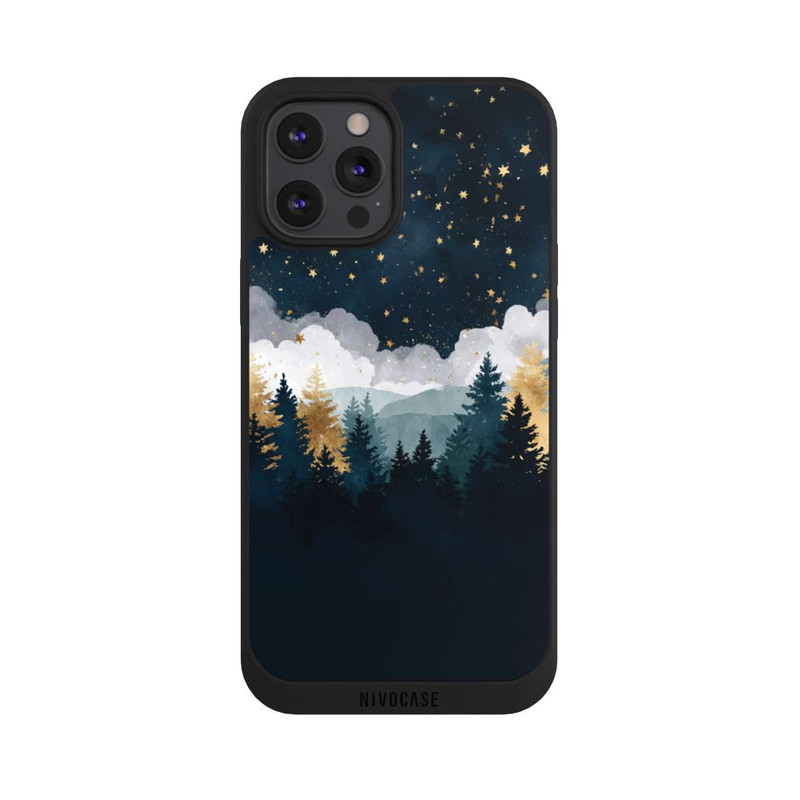 iPhone 12 Pro Max NIVOpure Forêt Nocturne Indigo