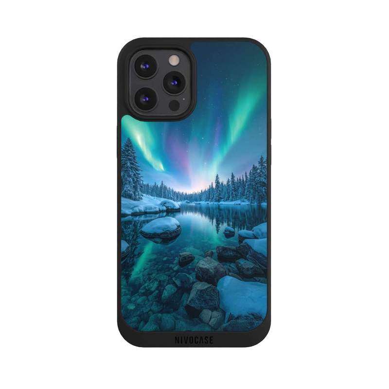 iPhone 12 Pro Max NIVOpure Aurores boréales Briller avec IA