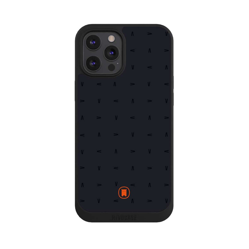 iPhone 12 Pro Max NIVOpure Nivocase Pattern Dark Grey