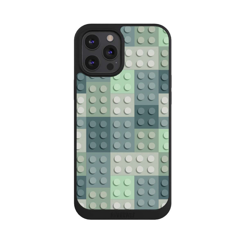 iPhone 12 Pro Max NIVOpure Grünes Blockmuster