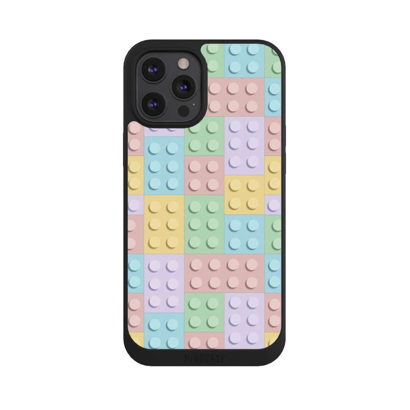 iPhone 12 Pro Max NIVOpure Buntes Blockmuster