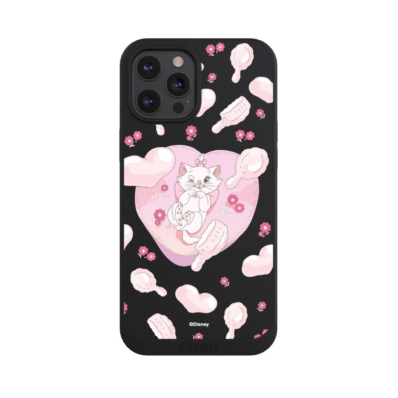 iPhone 12 Pro Max NIVOpure Aristocats Marie Herzen Pink Transparent
