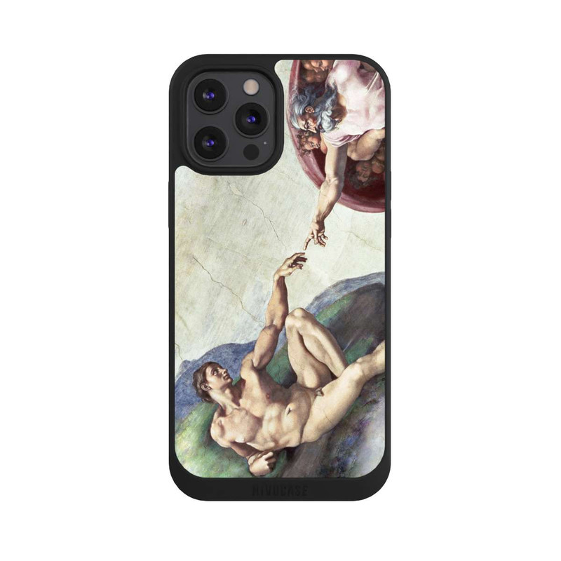iPhone 12 Pro Max NIVOpure Michelangelo Buonarroti Création d'Adam