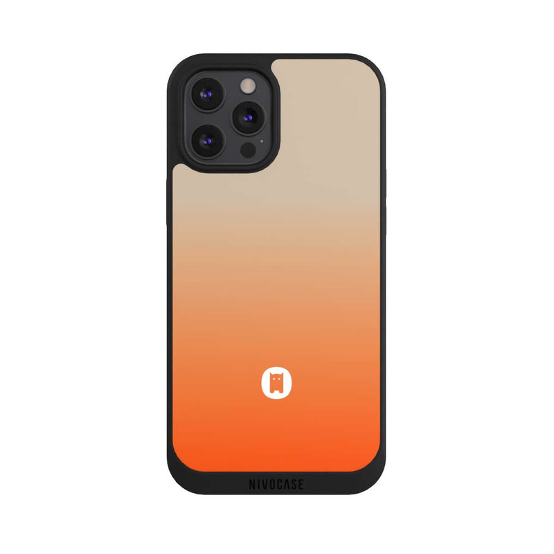 iPhone 12 Pro Max NIVOpure Nivocase Farbverlauf Beige Orange