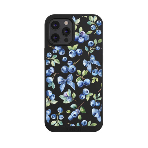 Apple iPhone 12 Pro Max NIVOpure Blaubeere Schleifen Transparent mit KI