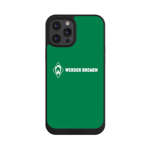 Apple iPhone 12 Pro Max NIVOpure Werder Bremen Schriftzug Raute Grün