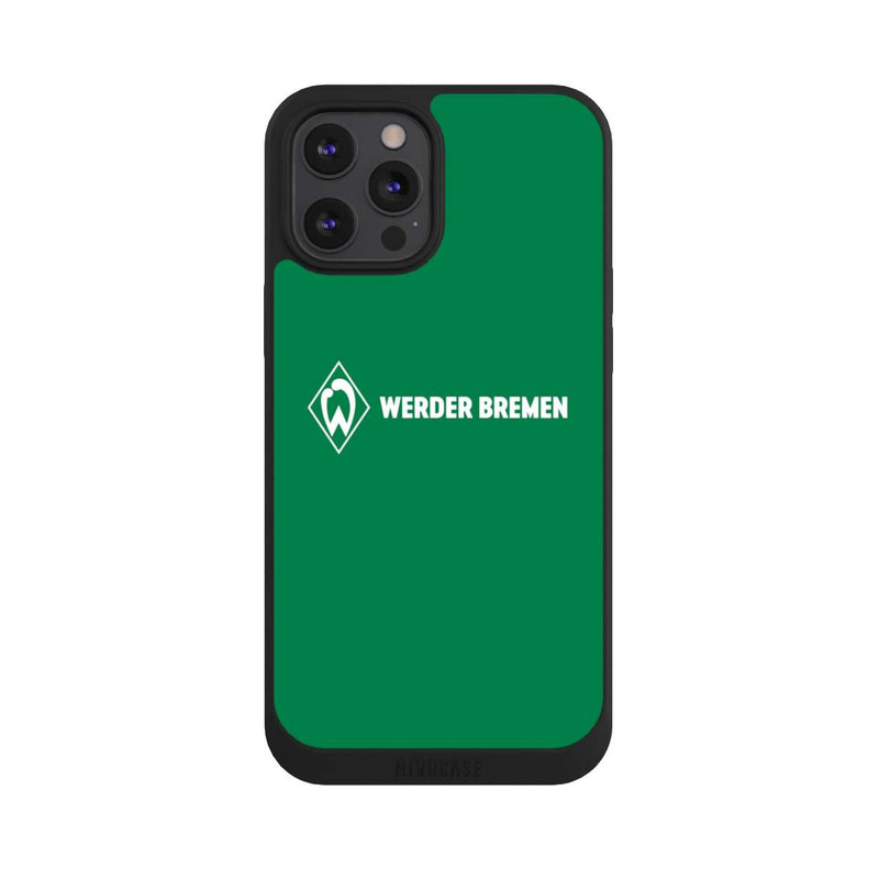 iPhone 12 Pro Max NIVOpure Werder Bremen Schriftzug Raute Grün