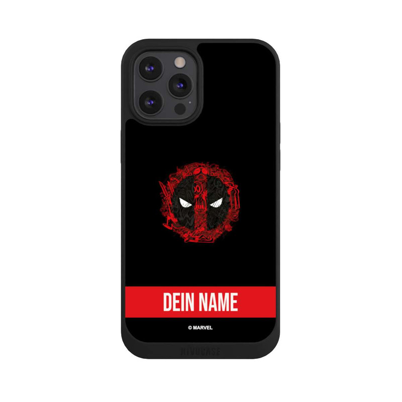 iPhone 12 Pro Max NIVOpure Deadpool Logo Personalisierbar