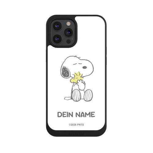 Apple iPhone 12 Pro Max NIVOpure Snoopy And Woodstock Cuddling Personalisierbar