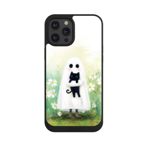 Apple iPhone 12 Pro Max NIVOpure Geist und Katze Halloween mit KI
