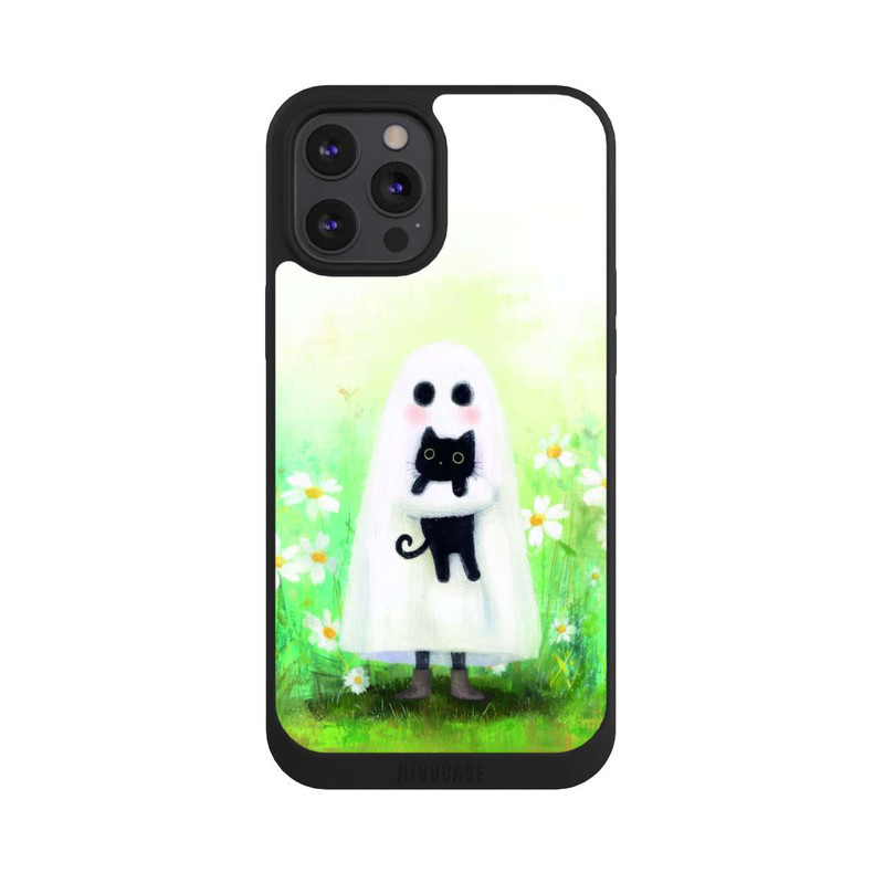 iPhone 12 Pro Max NIVOpure Ghost Hug for Cat Halloween with AI