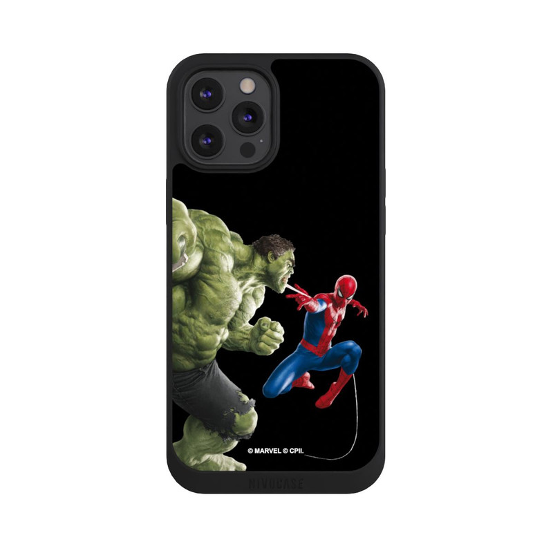 iPhone 12 Pro Max NIVOpure Spider-Man affronte Hulk
