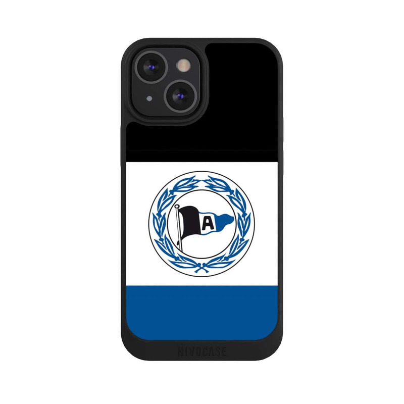 iPhone 13 Mini NIVOpure Arminia Bielefeld Schwarz Weiss Blau