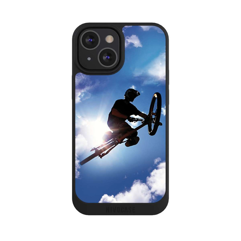 iPhone 13 Mini NIVOpure Flying so High with my Bike in the Sky