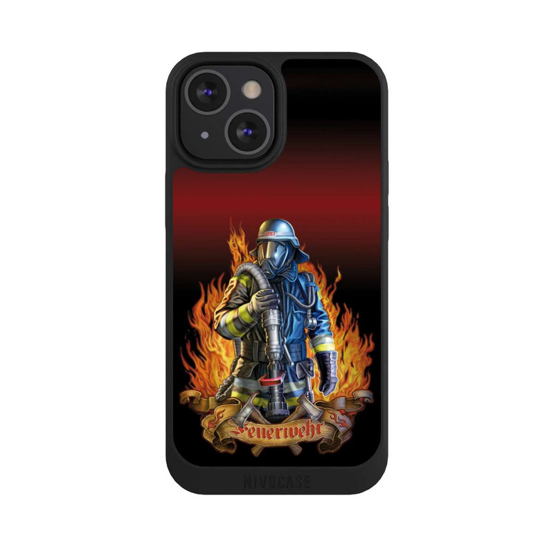 iPhone 13 Mini NIVOpure Feuerwehr Zeichnung