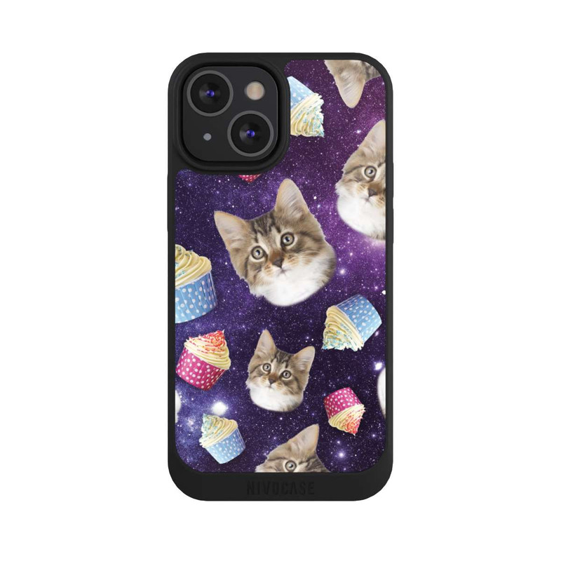 iPhone 13 Mini NIVOpure Crazy Galaxy Space Cats