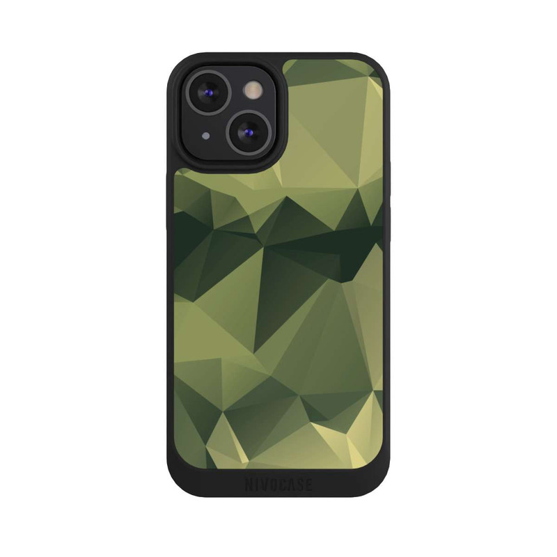 iPhone 13 Mini NIVOpure Polygonales Camouflage
