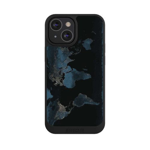 Apple iPhone 13 Mini NIVOpure Carte du Monde Nuit