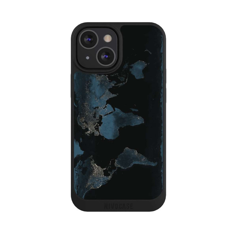 iPhone 13 Mini NIVOpure Nachtlichter Weltkarte