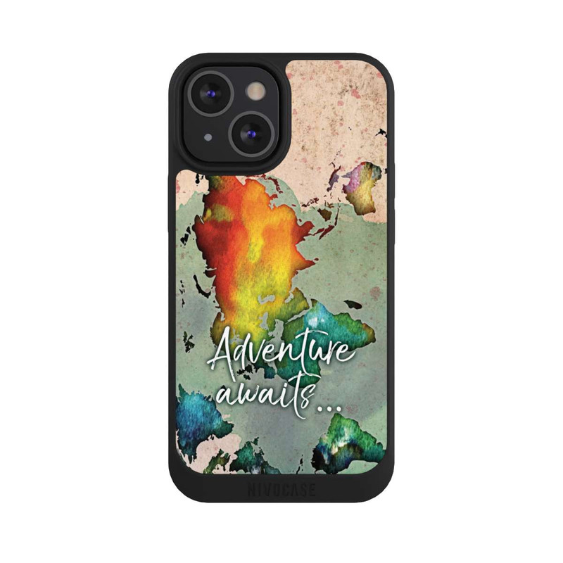 iPhone 13 Mini NIVOpure Bunte Weltkarte