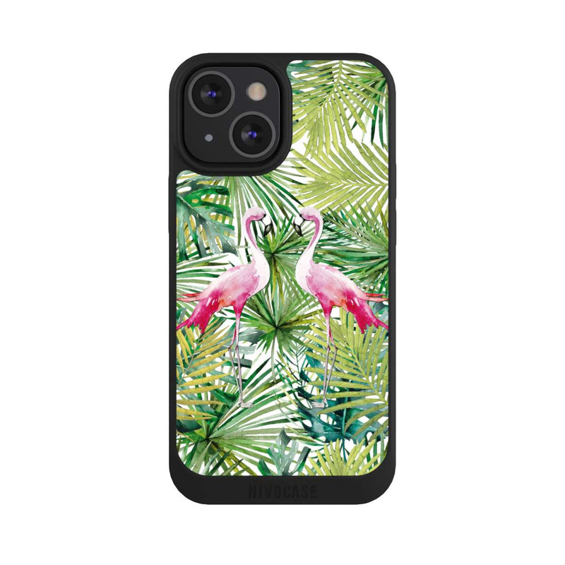 iPhone 13 Mini NIVOpure Palmen Flamingo