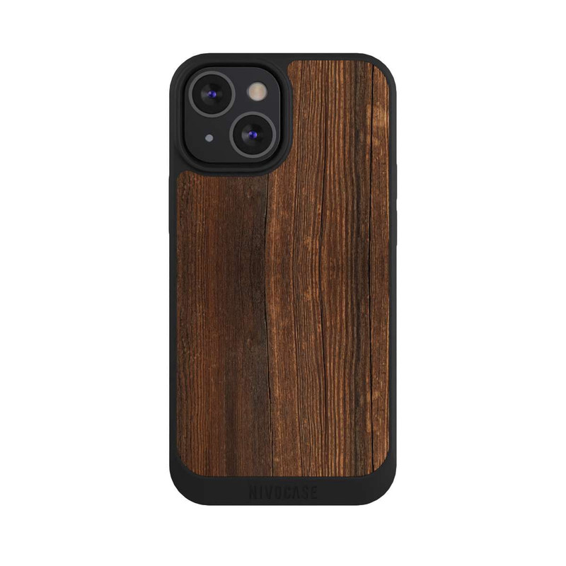 iPhone 13 Mini NIVOpure Look Bois de Noyer