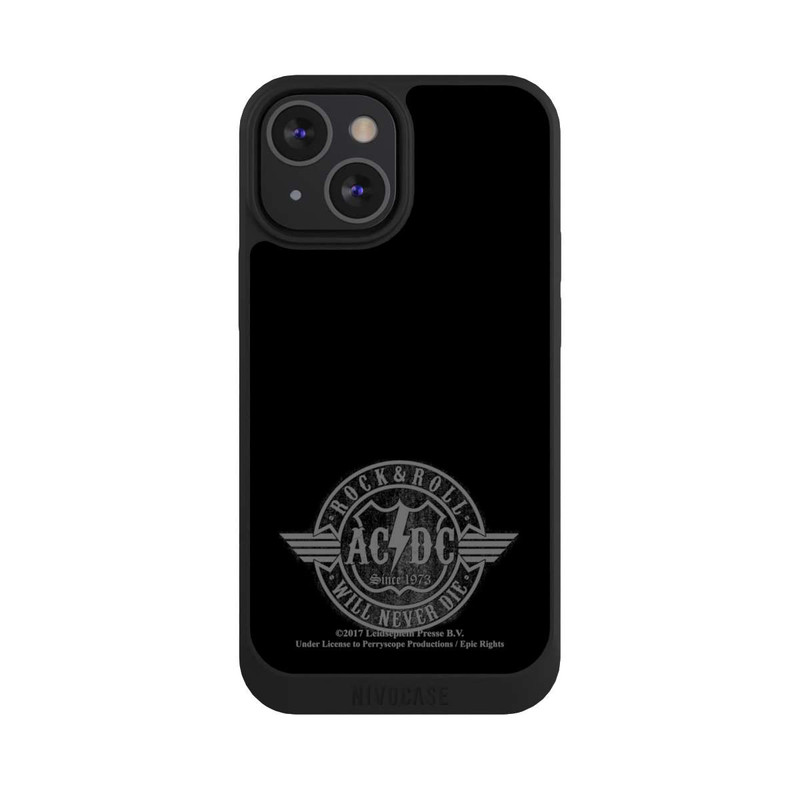 iPhone 13 Mini NIVOpure ACDC Rock and Roll Grau
