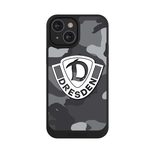 Apple iPhone 13 Mini NIVOpure Dresden Camouflage Grau - Dynamo Dresden