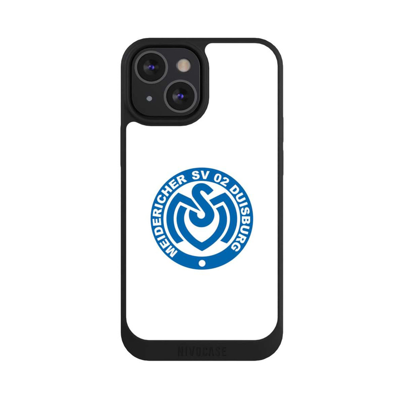 iPhone 13 Mini NIVOpure MSV Logo auf Weiß