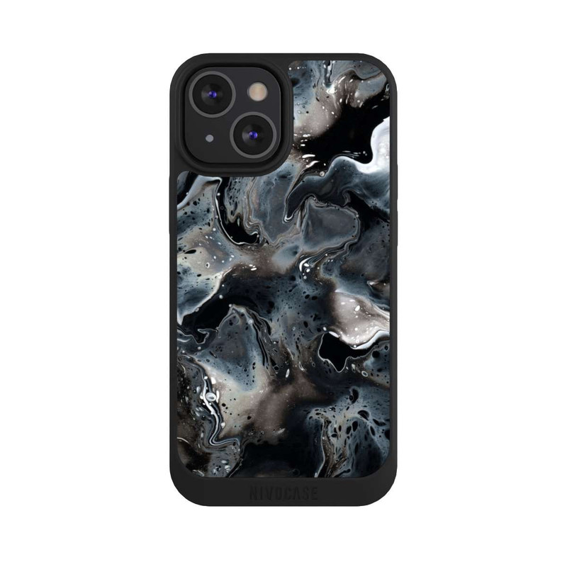 iPhone 13 Mini NIVOpure Kaysymoon Grau Marmoriert