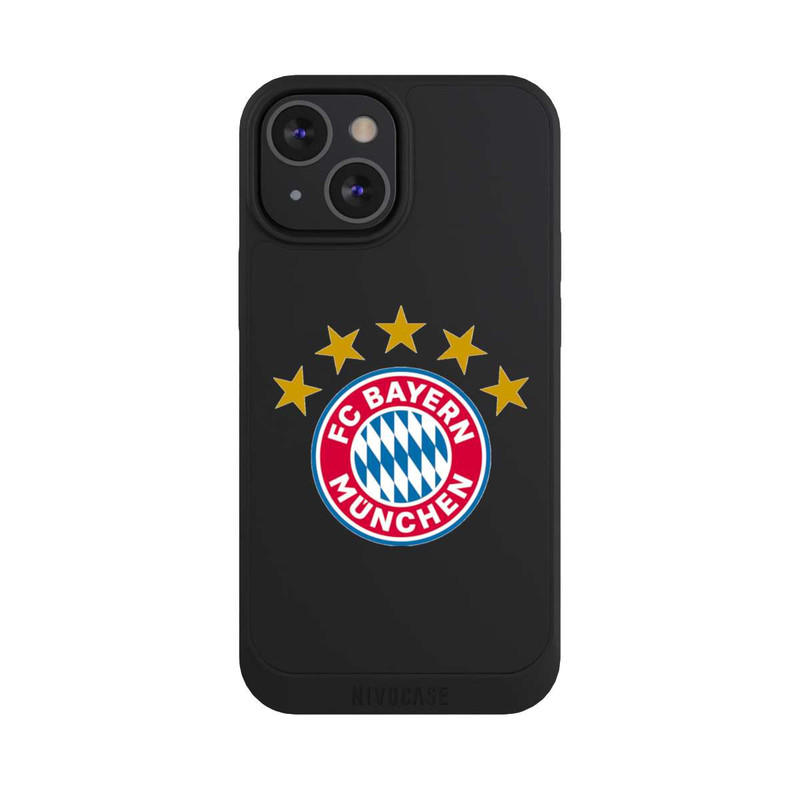 iPhone 13 Mini NIVOpure FCB Logo mit Sterne - ohne Hintergrund