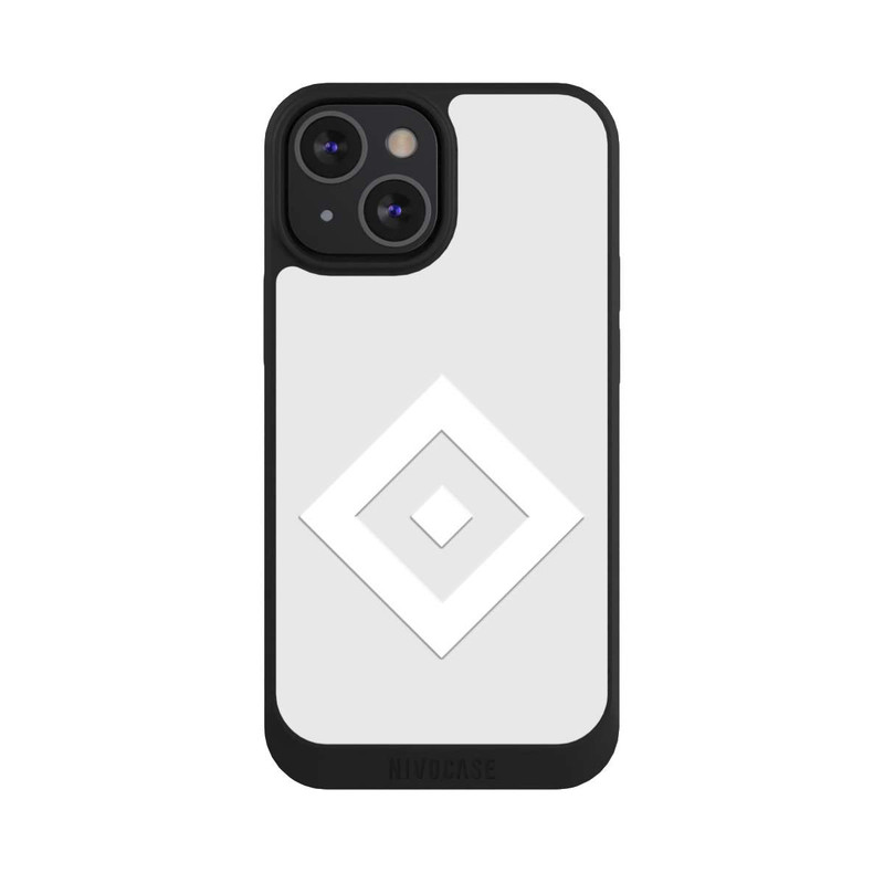 iPhone 13 Mini NIVOpure Rauten Logo auf HSV Grau