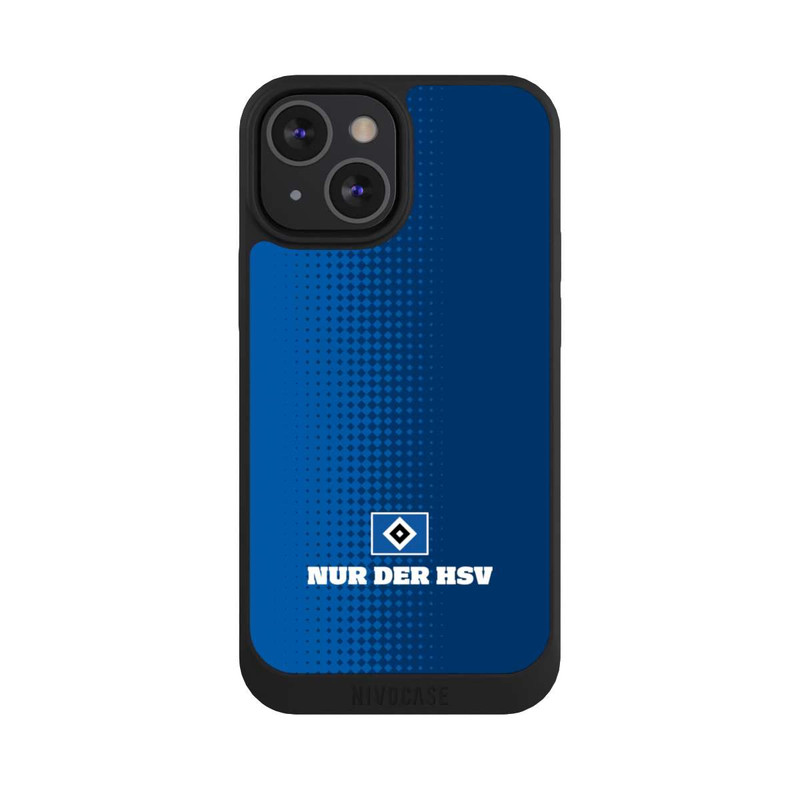 iPhone 13 Mini NIVOpure Nur der HSV - Trame de losange bleue