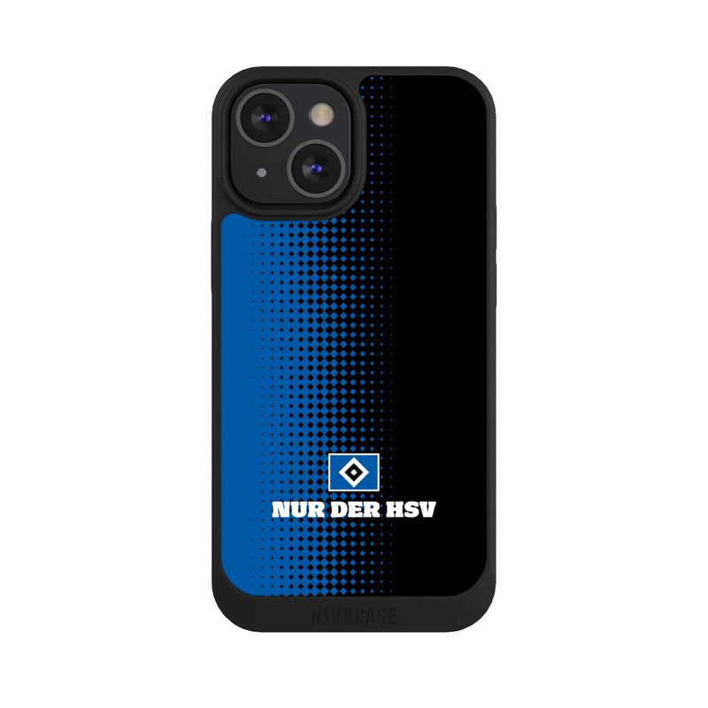 iPhone 13 Mini NIVOpure Nur der HSV - Rautenraster Schwarz