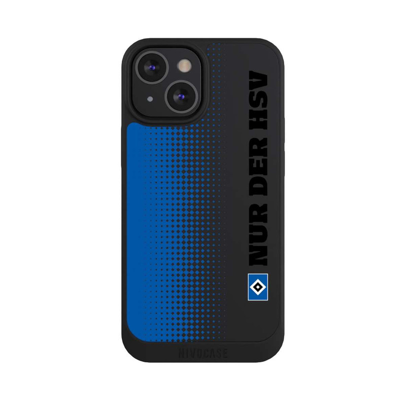 iPhone 13 Mini NIVOpure Nur der HSV - Trame losange bleue - sans fond