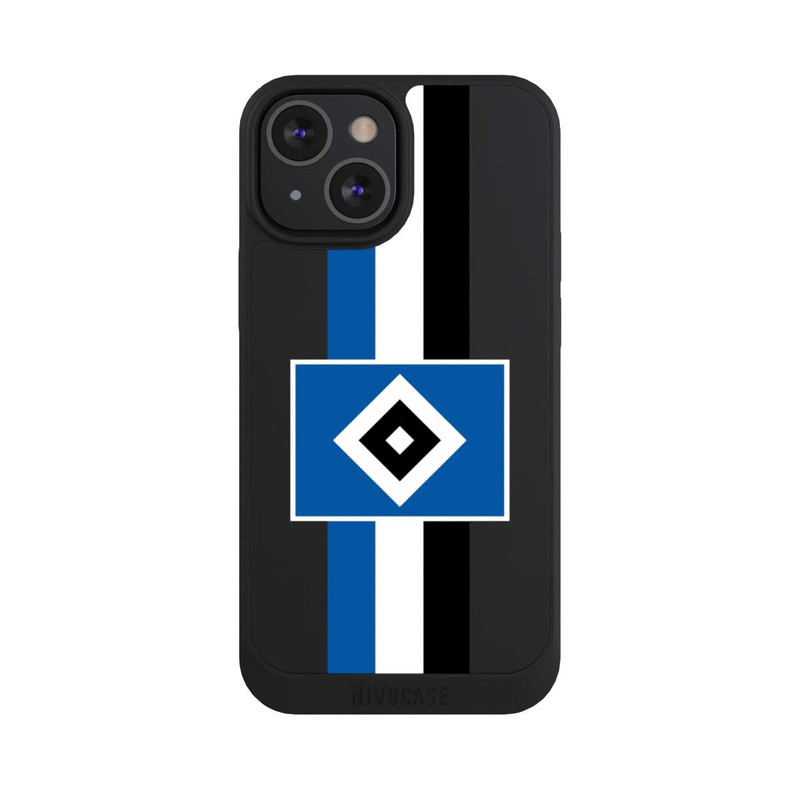 iPhone 13 Mini NIVOpure HSV Streifen - Blau-Weiß-Schwarz - ohne Hintergrund