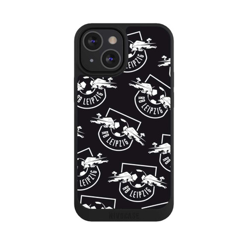 Apple iPhone 13 Mini NIVOpure Logos RB Leipzig Weiß auf Schwarz