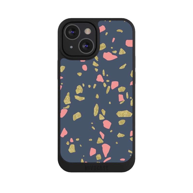 iPhone 13 Mini NIVOpure Terazzo Gold-Optik