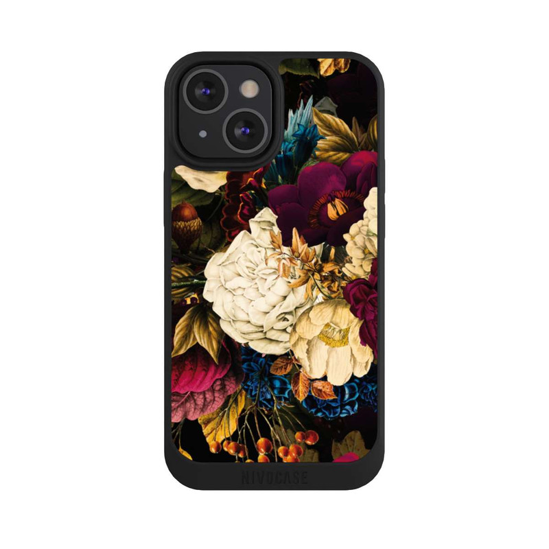 iPhone 13 Mini NIVOpure Dunkle Vintage Blumen