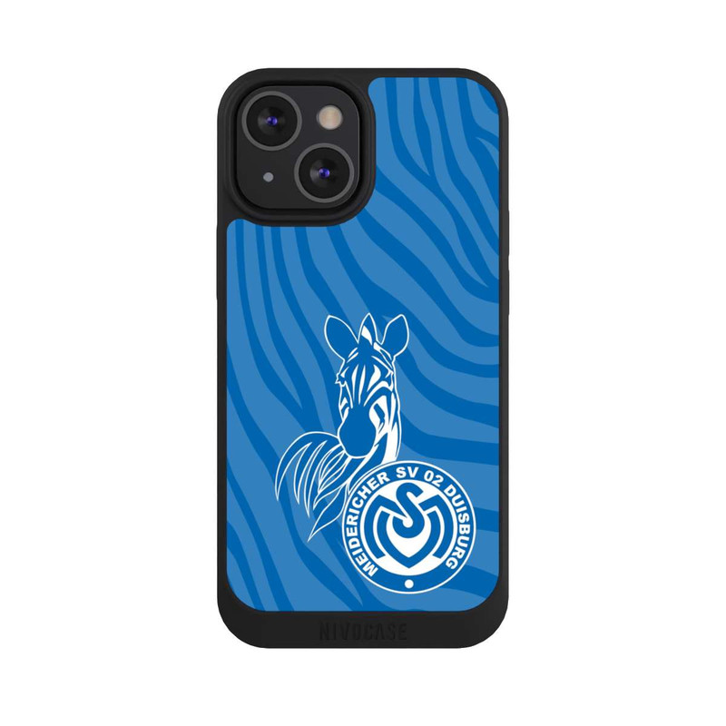 iPhone 13 Mini NIVOpure Zebra Hellblau - MSV
