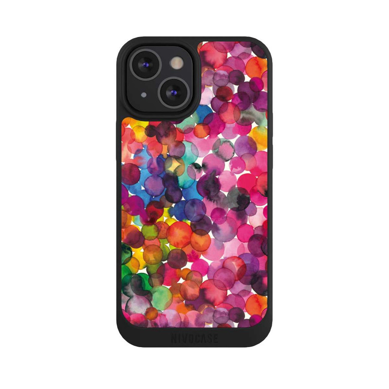 iPhone 13 Mini NIVOpure Overlapped Watercolor Dots