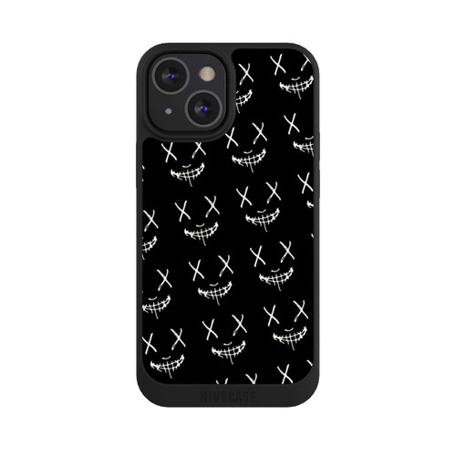 Apple iPhone 13 Mini NIVOpure Maskenmuster Schwarz