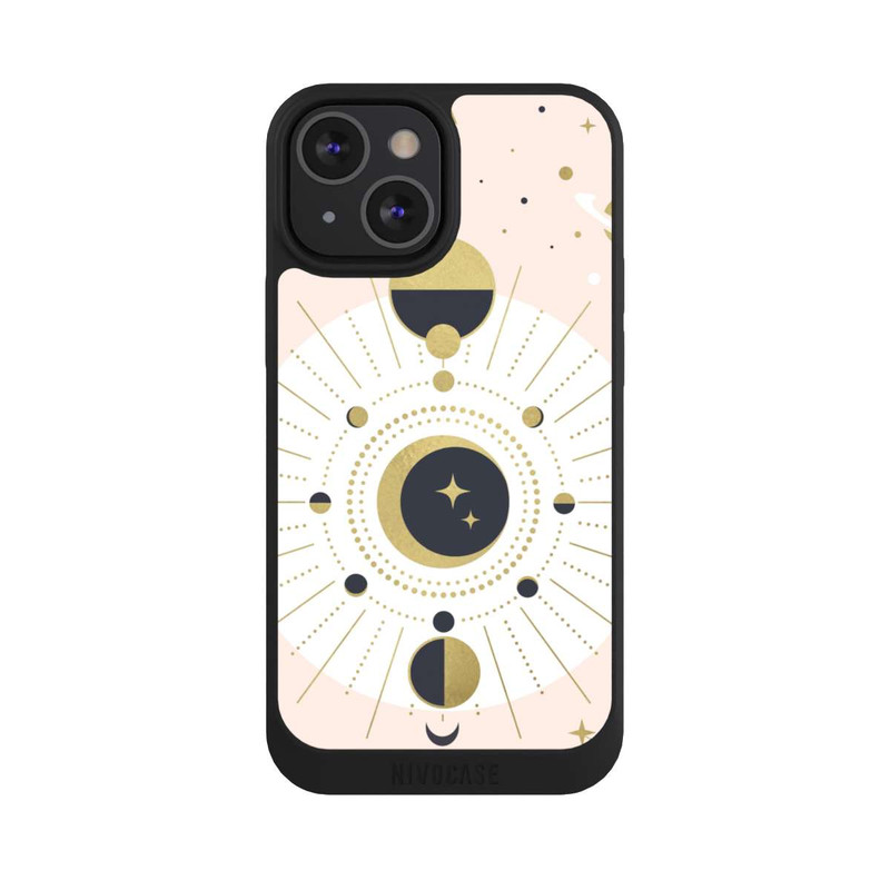 iPhone 13 Mini NIVOpure Abstrakter Rose-Gold-Look